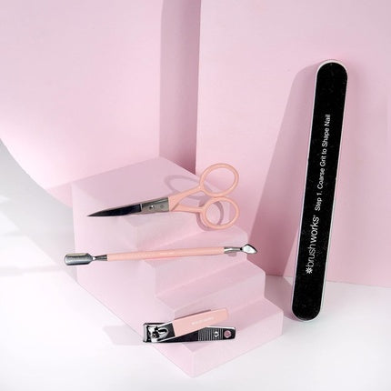 Set Manichiură Brushworks Nail Pamper Roz