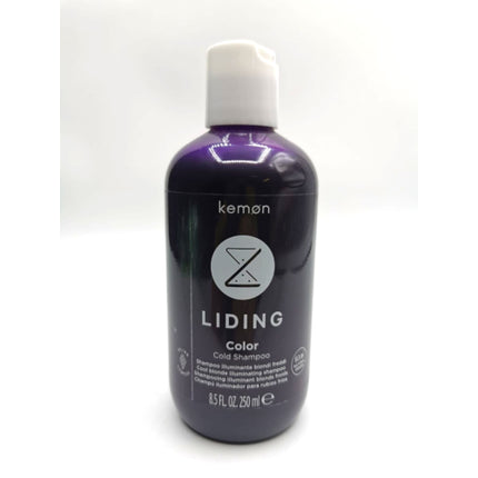 Șampon Kemon Liding Color, Anti-îngălbenire pentru păr blond rece, 250ml, violet