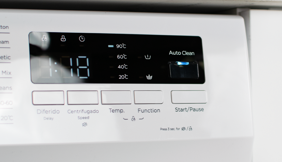 Mașină de spălat rufe cu încărcare frontală Cecotec EVVO Terra 8, 8 kg, 1350 rpm, 15 programe, albă