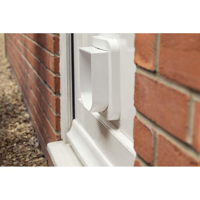 Ușă de acces SureFlap SUR001 Animale de Companie Alb (21 x 21 cm)