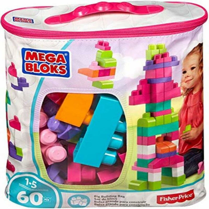Set de Construcție Megablocks DCH54 60 Piese Multicolor Roz + 1 An