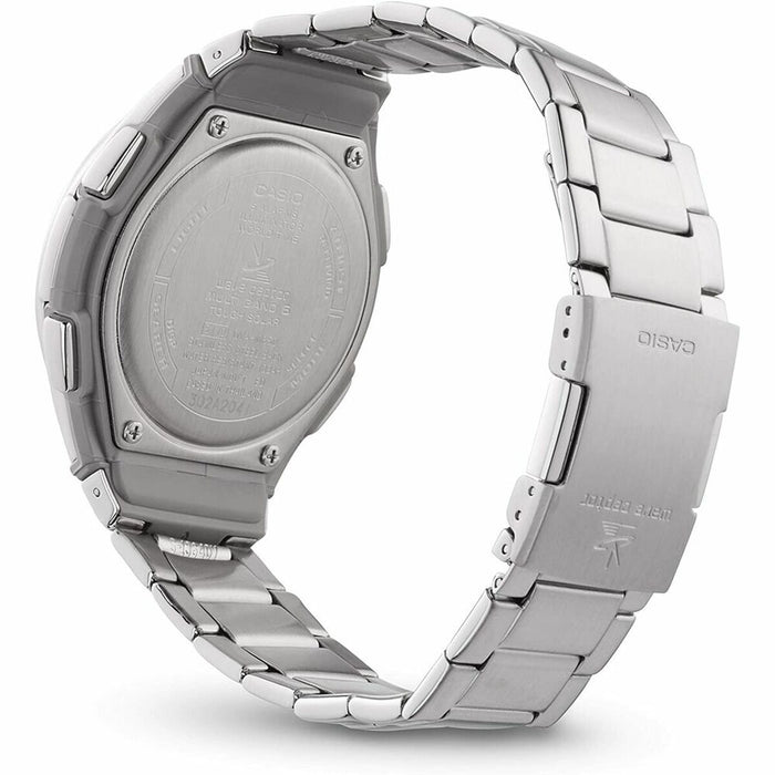 Ceas Bărbați Casio WAVE CEPTOR Multibadn 6 Tough Solar Negru Gri Argintiu (Ø 43,5 mm)