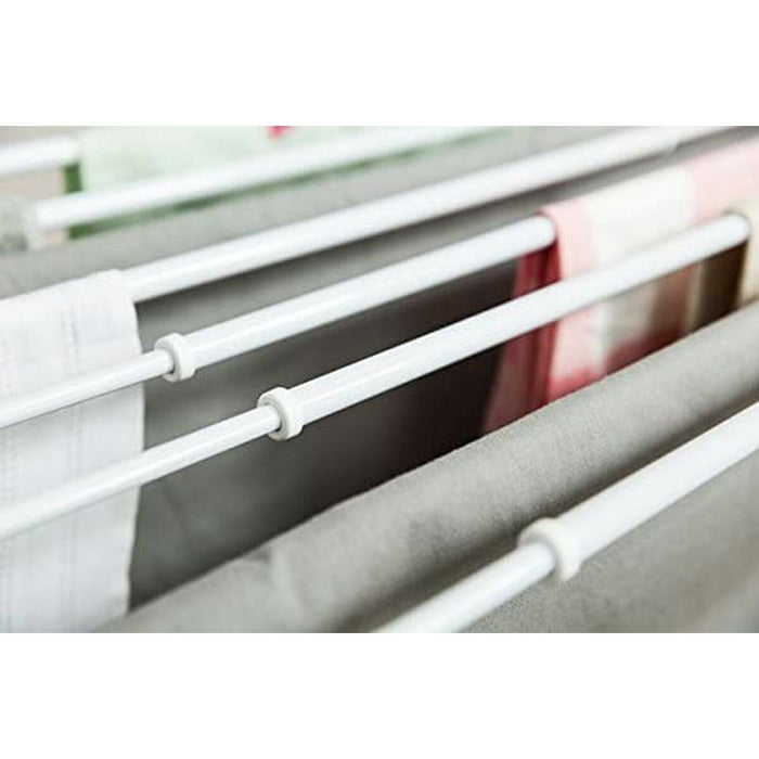 Suport de întins rufe Vileda Infinity Extensibil Aluminiu Alb (257 x 57 x 100 cm)