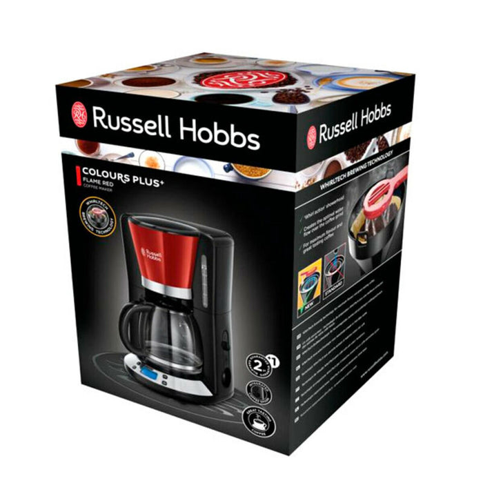 Cafetieră cu Filtru Russell Hobbs Colours Plus+ Negru Roșu 1100 W 1,25 L