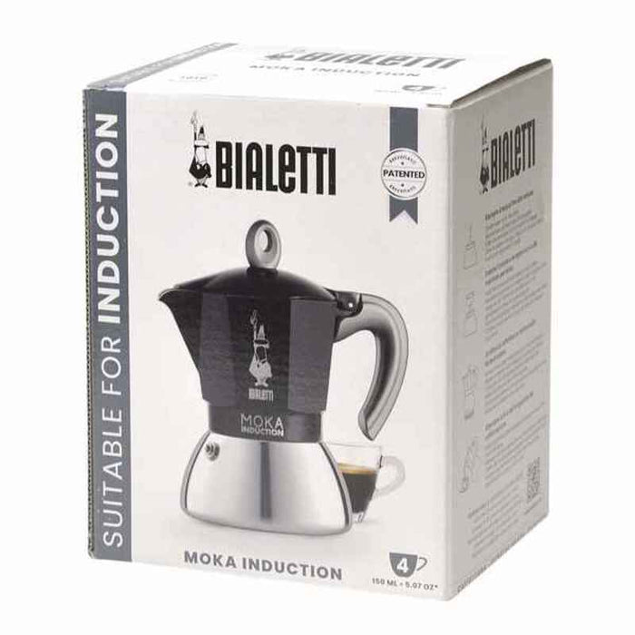 Cafetieră Italiană Bialetti Moka Oțel inoxidabil Aluminiu 200 ml 4 Hrníčky