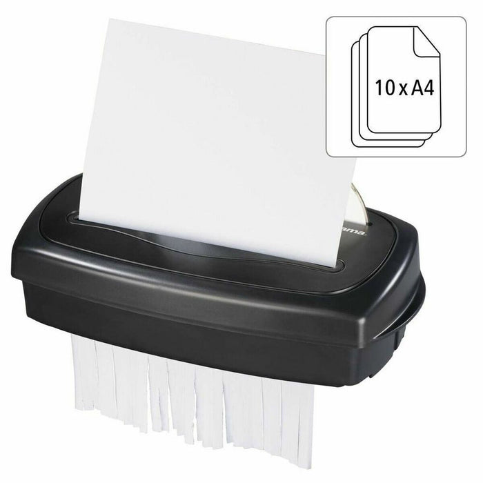 Concasor de Hârtie - CD și Carduri de Credit Hama Home X10CD Negru 15 L