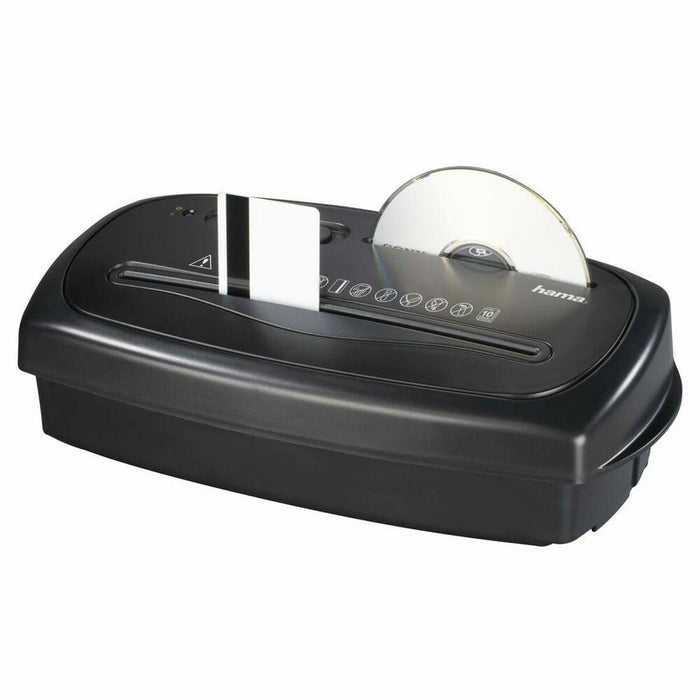 Concasor de Hârtie - CD și Carduri de Credit Hama Home X10CD Negru 15 L