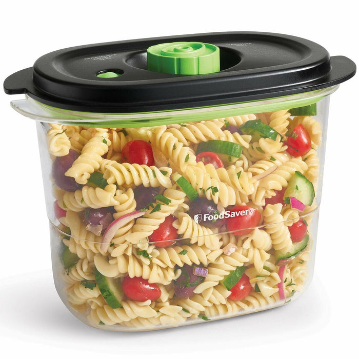 Cutie pentru prânz ermetică Foodsaver FFC023X Negru Transparent Plastic Tritan 1,8 L