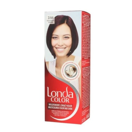 Vopsea de Păr LondaColor 3/66 Aubergine, Culoare Intensă, Ambalaj 90g