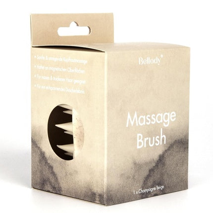 Periuță de masaj pentru scalp Bellody Original, culoare mov, material silicon