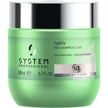 Masca de păr, System Professional, Nativ Pre-Shampoo Clay, 200ml