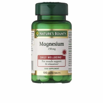 Nature's Bounty Magnesium, 100 Tablete (250mg)