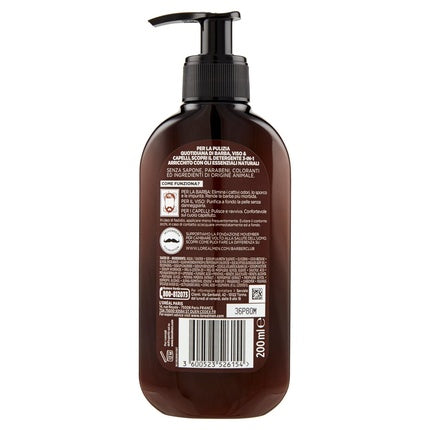Gel de curățare L'Oréal Paris Men Expert Barber Club 3 în 1