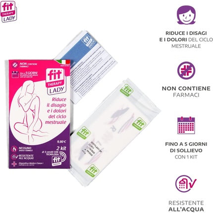 Pachete Terapeutice Fit Therapy Lady, 2 Kituri, Roz/Violet