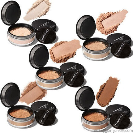 Mac Studio Fix Pro Set+Blur Weightless Loose Powder, 15g, culoare nude