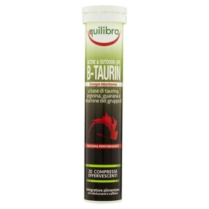 Comprimate Effervescente B-Taurine Balances 20 - Taurină, Arginină, Vitamine Grupa B