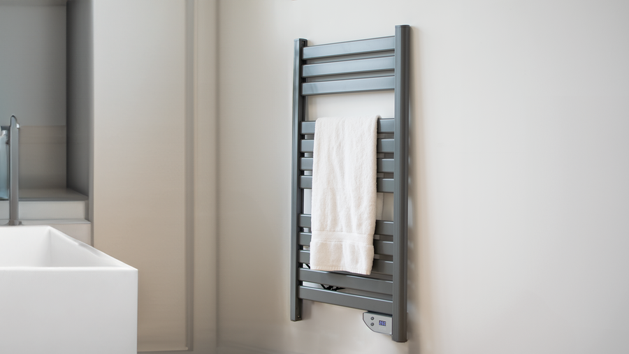 Suport electric pentru prosoape Cecotec EVVO C500 Acero, 450 W, 55 × 4 × 102 cm, finisaj oțel