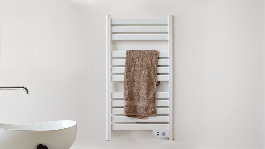 Suport electric pentru prosoape Cecotec EVVO C500, 450 W, 102 × 55 × 4 cm, alb