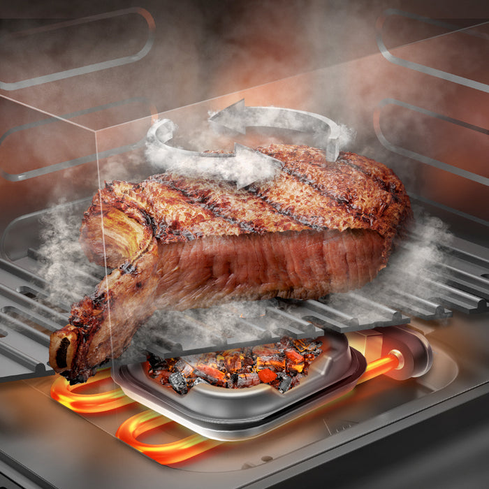 Friteuză cu aer cald cu grill și funcție de afumare Cecotec Cecofry&Grill Smokin' 6500, 6,5 l, 2200 W, 10 meniuri