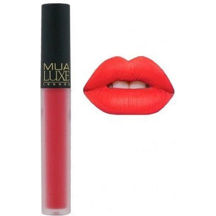 MUA Lux Velvet Lip Lacquer Atomic, roșu, 12ml
