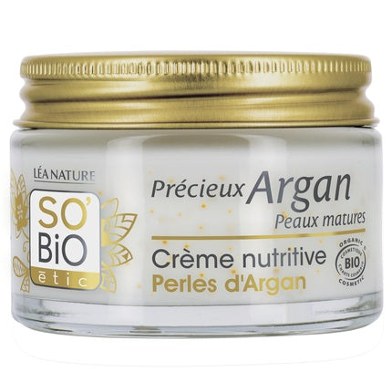 Crema nutritivă cu perle de argan, So Bio Etic, 140g