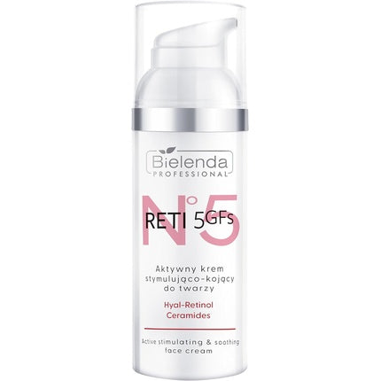 Cremă facială Bielenda Professional RETI N°5 GFs Active cu Hyal-Retinol și Ceramide 50ml