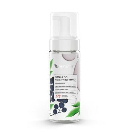 Vis Plantis, Elfa Pharm, Spumă Igienă Intimă cu Sâmbure de Negru și Acid Lactic, 170ml