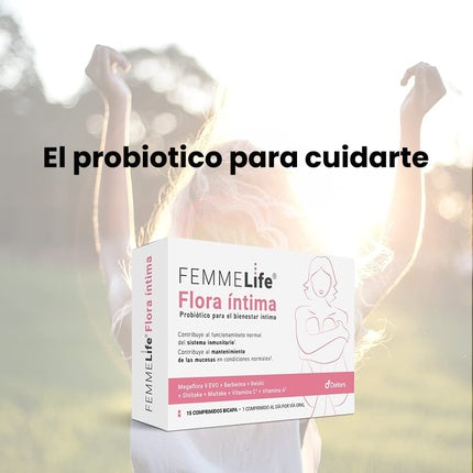 Supliment intim FemmeLife Flora, 15 tablete