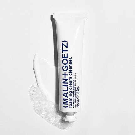 Cremă de curățare spumantă Malin + Goetz 4 oz - Delicată pentru față, calmează și hidratează