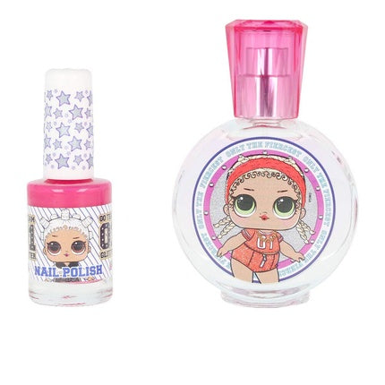 Set Parfum L.O.L. Surprise! cu Lac de Unghii și Pom Pom Cheie, EDT 30ml