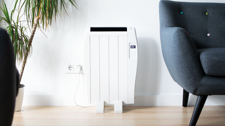 Radiator cu emisie termică Cecotec EVVO C8, 1200 W, 8 elemente, alb