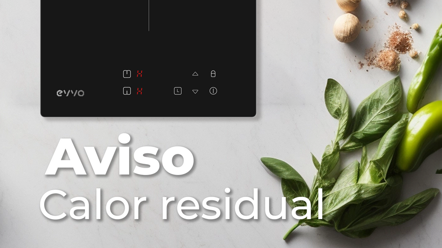 Plită vitroceramică Cecotec EVVO V30, 2 zone de gătit, 3000 W, 9 trepte de putere