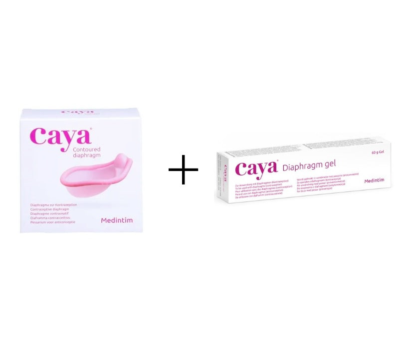 Kit contraceptiv Caya – diafragmă + gel 60g