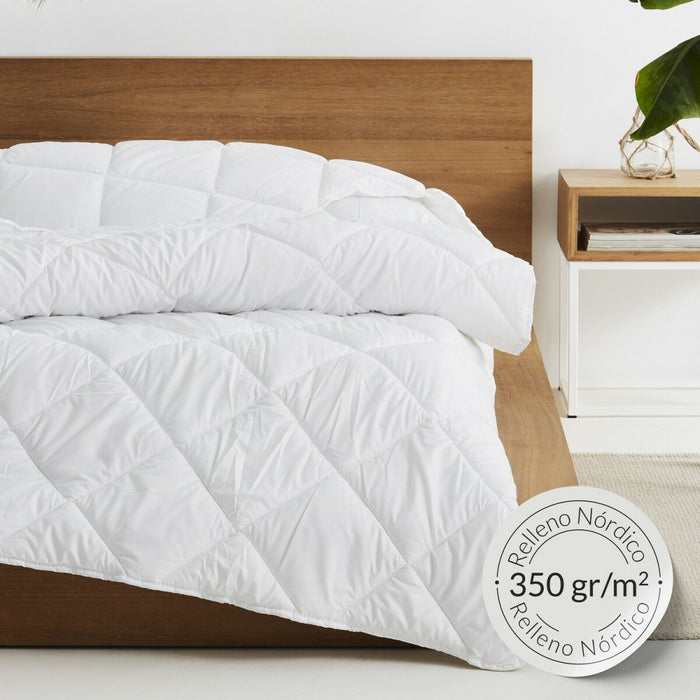 Material de umplutură nordic Alexandra House Living Alb 350 g/m² 240 x 220 cm