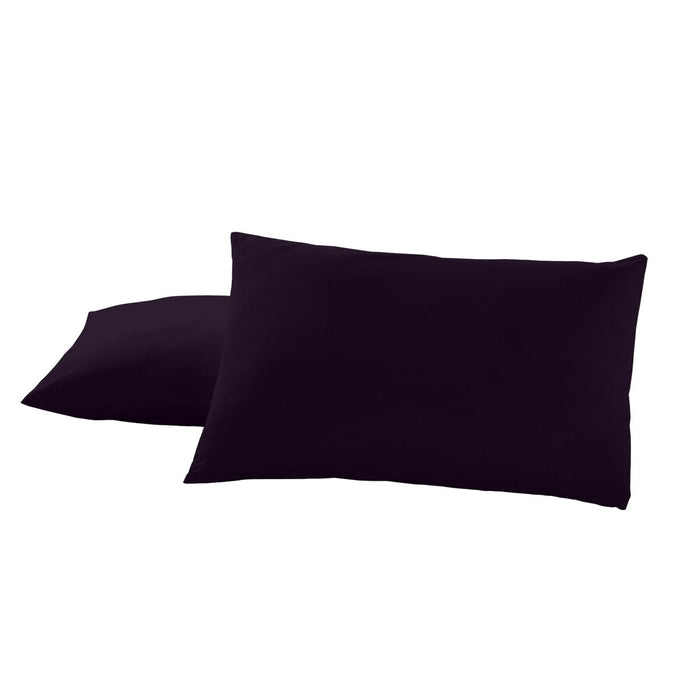 Față de pernă Alexandra House Living Negru 50 x 80 cm (2 Unități)