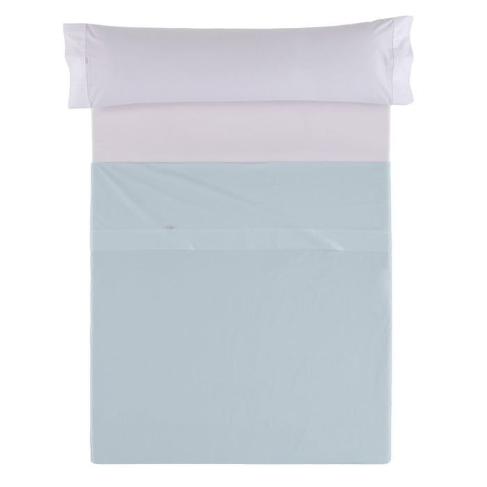 Foaie de sus Alexandra House Living Albastru Celeste 220 x 270 cm