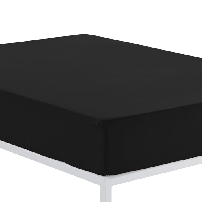 Foaie de fund montată Alexandra House Living Negru 105 x 190/200 cm