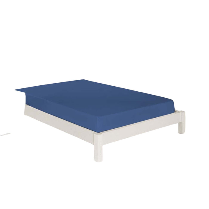 Foaie de fund montată Alexandra House Living Albastru Clar 105 x 190/200 cm