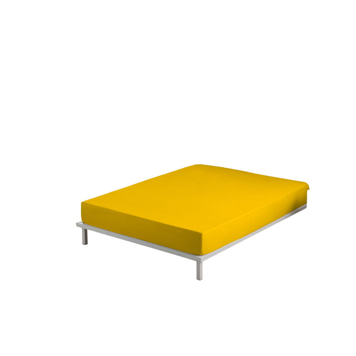 Foaie de fund montată Alexandra House Living Muştar 160 x 190/200 cm