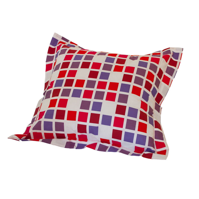 Husă de pernă de canapea Alexandra House Living Roșu 50 x 75 cm 55 x 55 + 5 cm Cadre
