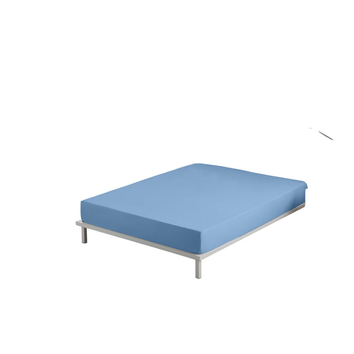 Foaie de fund montată Alexandra House Living Albastru Clar 135/140 x 190/200 cm