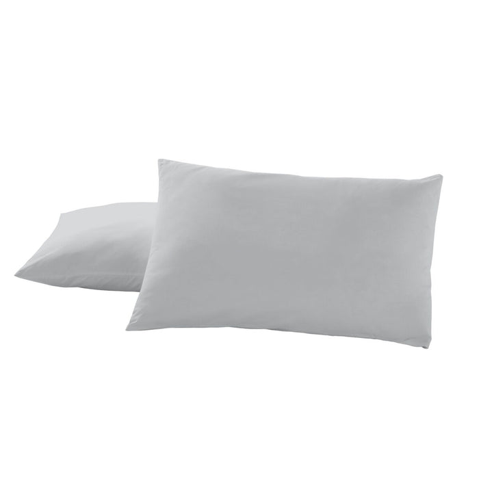 Față de pernă Alexandra House Living Gri Perlat 50 x 80 cm (2 Unități)