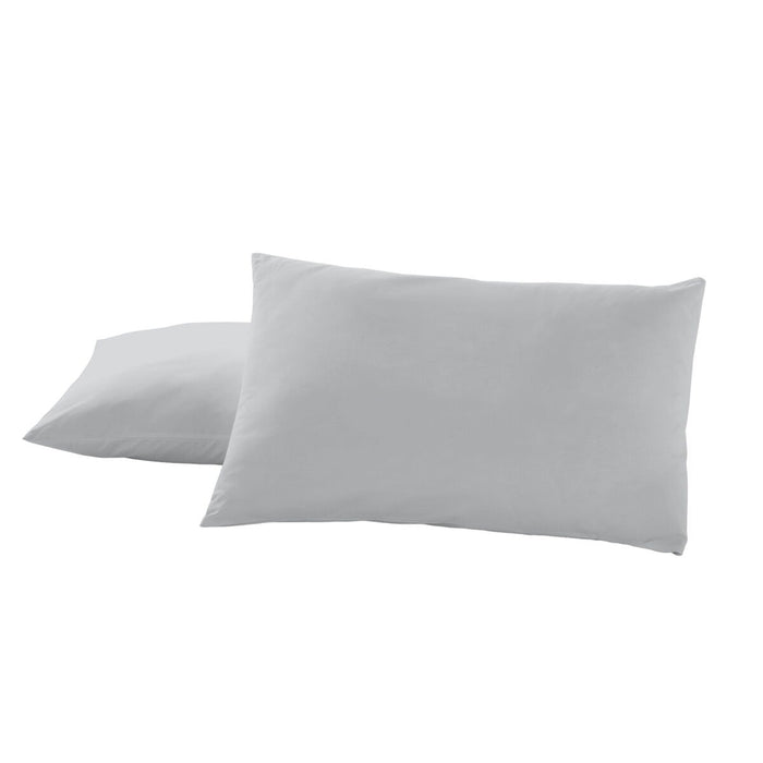 Față de pernă Alexandra House Living Gri Perlat 50 x 80 cm (2 Unități)