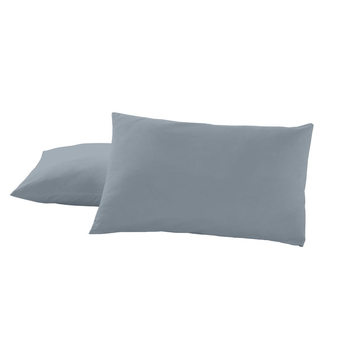 Față de pernă Alexandra House Living Oțel Gri Oțel 50 x 80 cm (2 Unități)