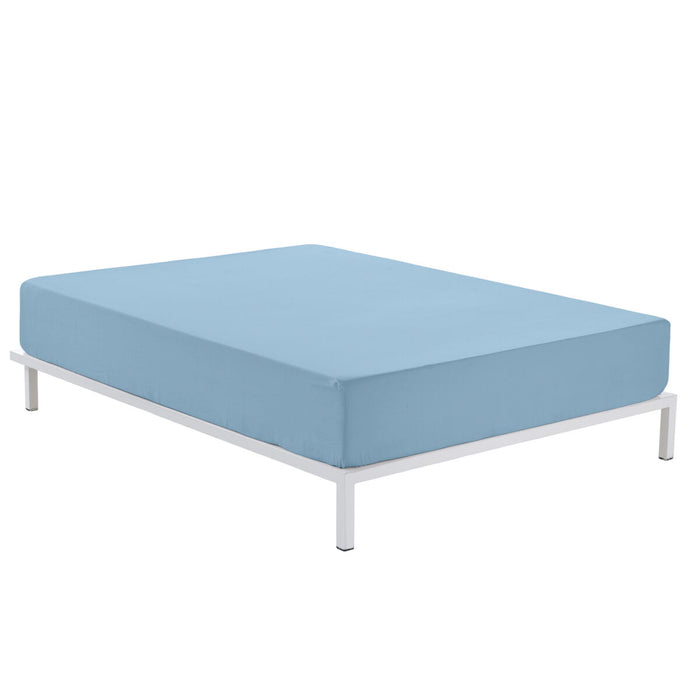 Foaie de fund montată Alexandra House Living Albastru Celeste 200 x 200 cm