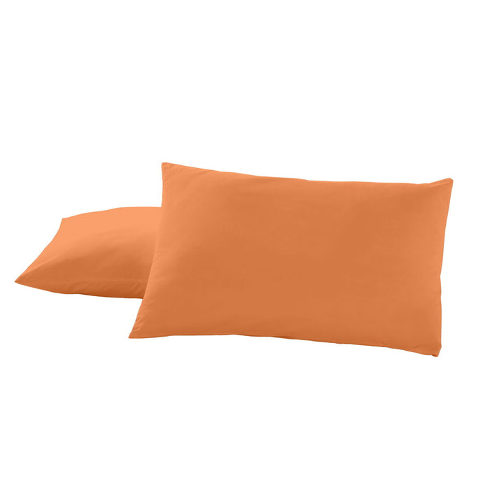 Față de pernă Alexandra House Living Portocaliu 50 x 80 cm (2 Unități)