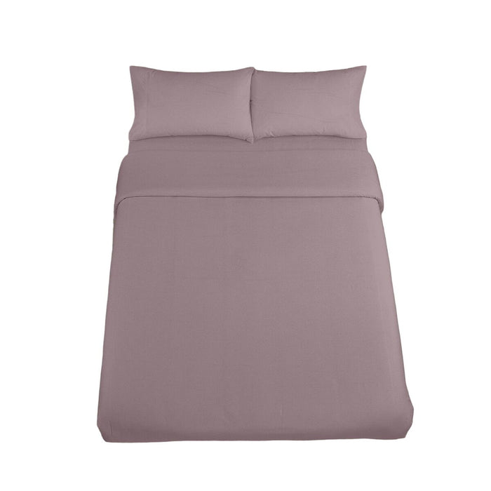 Set husă de pătură Alexandra House Living Qutun Portocaliu Pat 90 3 Piese