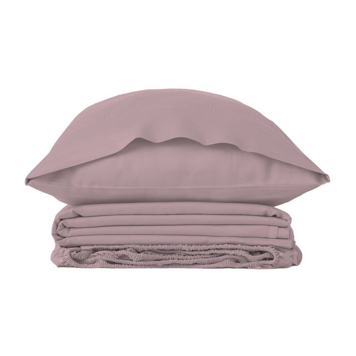 Set husă de pătură Alexandra House Living Qutun Portocaliu Pat 90 3 Piese