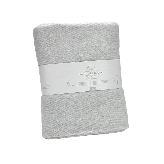Pătură Alexandra House Living Lares Gri Perlat 230 x 240 cm