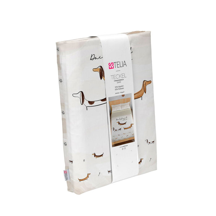 Set husă de pătură Alexandra House Living Teckel Multicolor Pat 90 2 Piese